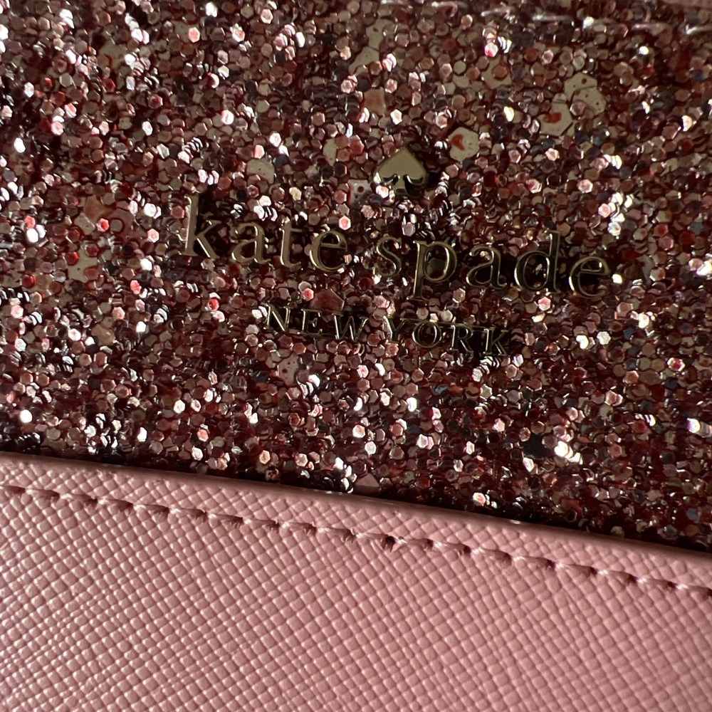 Kate‎ Spade New York Flash Glitter Pink Tote Saffiano K8706 - Picture 7 of 16
